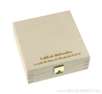 Gravur Holzkassette